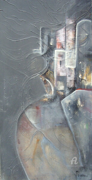 Pintura intitulada "Ombre" por Sylvie Oliveri, Obras de arte originais, Acrílico