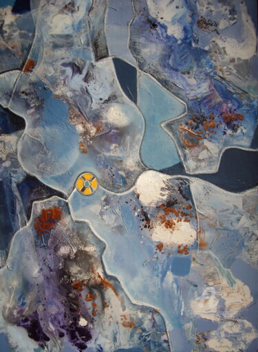 Peinture intitulée "Sauvetage en mer" par Sylvie Oliveri, Œuvre d'art originale, Acrylique