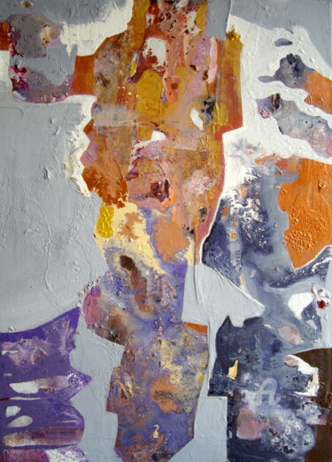 Painting titled "A la recherche des…" by Sylvie Oliveri, Original Artwork, Acrylic
