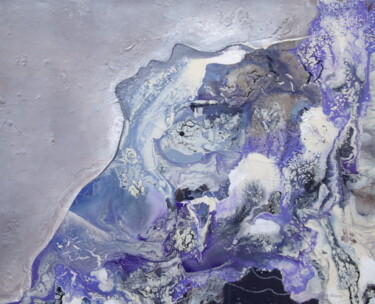 Картина под названием "Rêve" - Sylvie Oliveri, Подлинное произведение искусства, Акрил Установлен на Деревянная рама для нос…