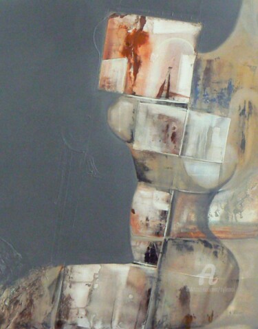 Painting titled "Souvenirs" by Sylvie Oliveri, Original Artwork, Acrylic