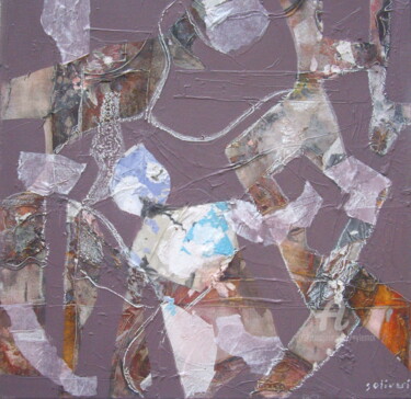 Картина под названием "C'est la fête" - Sylvie Oliveri, Подлинное произведение искусства, Акрил