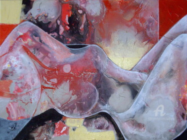 Peinture intitulée "Canicule" par Sylvie Oliveri, Œuvre d'art originale, Acrylique