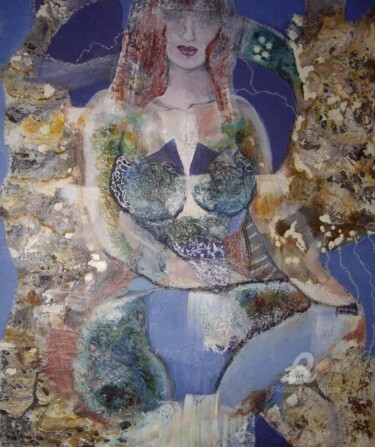 Painting titled "Zen'attitude" by Sylvie Oliveri, Original Artwork, Acrylic