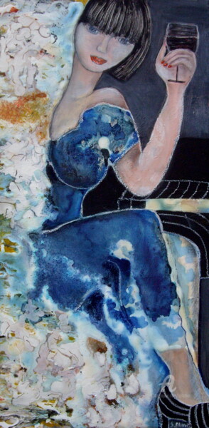 Malerei mit dem Titel "Le seul et unique v…" von Sylvie Oliveri, Original-Kunstwerk, Acryl