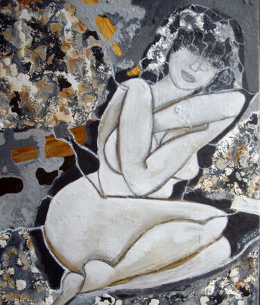 Pittura intitolato "Attitude" da Sylvie Oliveri, Opera d'arte originale, Acrilico