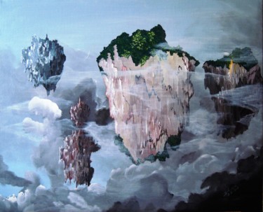 Peinture intitulée "ILLUSIONS" par Sylia Tenvelert, Œuvre d'art originale, Huile