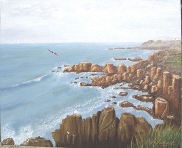 Painting titled "La côte vendéenne,…" by Sylvie Kettenmeyer, Original Artwork