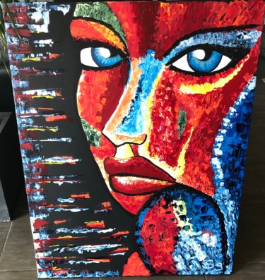 Painting titled "BSV3" by Syl, Original Artwork, Acrylic