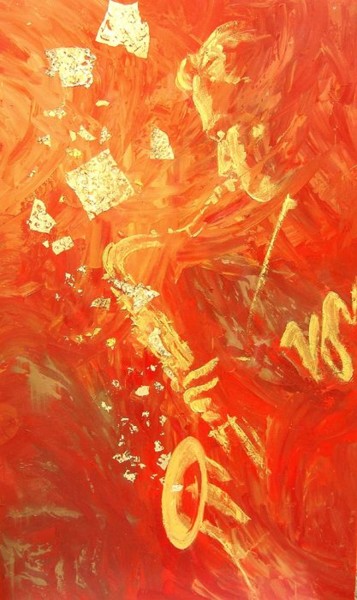 Pintura titulada "Stan Getz." por Sylva, Obra de arte original, Oleo