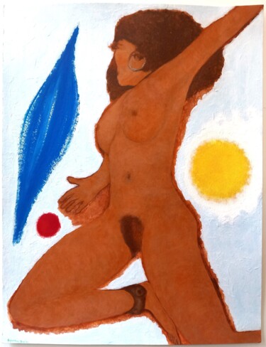 Peinture intitulée "A Louis DELGRES. La…" par Sylvain Zabeth, Œuvre d'art originale, Acrylique