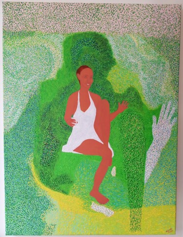 Painting titled "Shebam ! Pow ! Blop…" by Sylvain Zabeth, Original Artwork, Acrylic