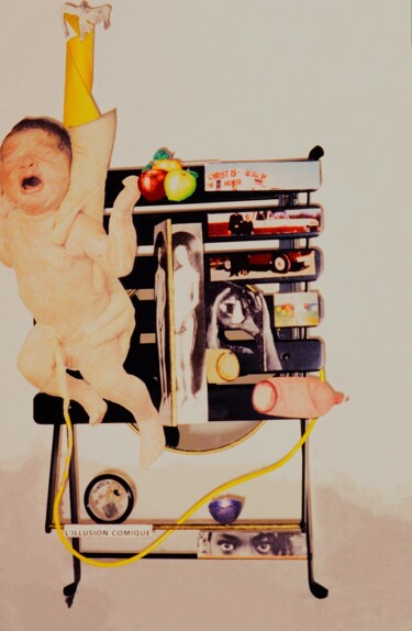 Sculpture titled "Baby-boom" by Sylvain Zabeth, Original Artwork, Stainless Steel