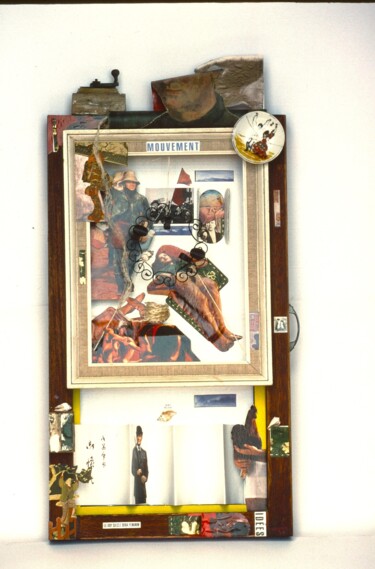 Escultura intitulada "British gentlemen e…" por Sylvain Zabeth, Obras de arte originais, Colagens