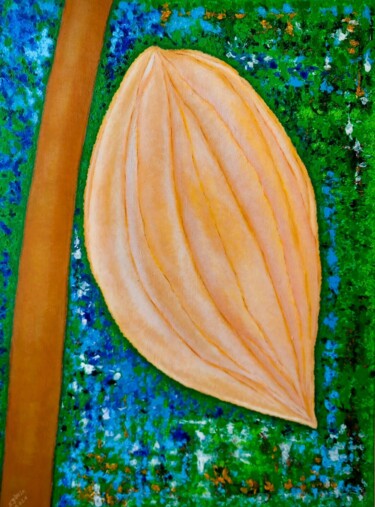 Painting titled "Arbre à carambole" by Sylvain Zabeth, Original Artwork, Acrylic