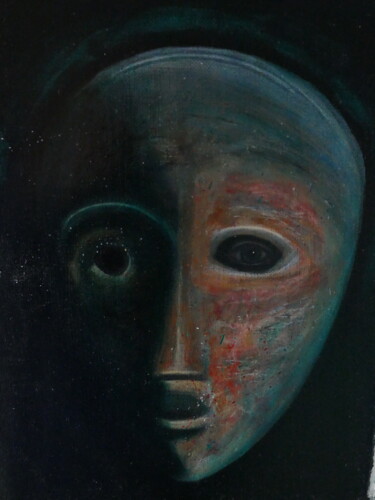 Photographie intitulée "masque et éternité" par Sylvain Aubry (sylvain Aubrys), Œuvre d'art originale, Photographie non mani…