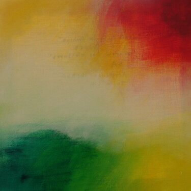 Peinture intitulée "un rouge trés fort !" par Sylvain Aubry (sylvain Aubrys), Œuvre d'art originale, Acrylique