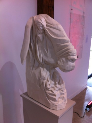 Sculpture titled "Ovin" by Sylvain Bossut, Original Artwork