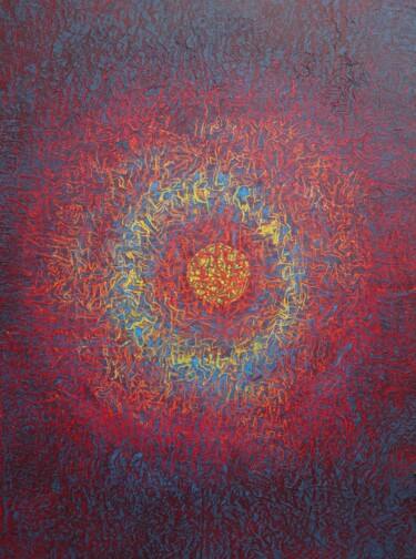 Painting titled "Orbes" by Sylvain Clercant, Original Artwork, Acrylic
