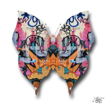 Fotografia intitolato "urban-butterfly-44-…" da Sylvain Lang, Opera d'arte originale