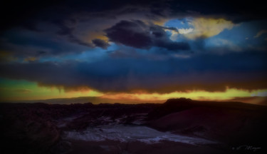 Photographie intitulée "Atacama - Coucher d…" par Manguer, Œuvre d'art originale