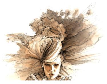图画 标题为“Cassandra” 由Sylvain Puech, 原创艺术品, 其他