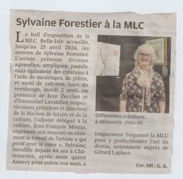 Peinture intitulée "MLC de Belle-Isle,…" par Sylvaine Forestier, Œuvre d'art originale, Photographie numérique