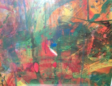Peinture intitulée "peinture abstraite" par Sylvain Pierret, Œuvre d'art originale