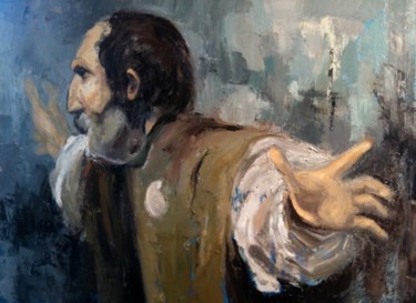 제목이 "D' après Le Caravag…"인 미술작품 Sylvain Thevenon로, 원작