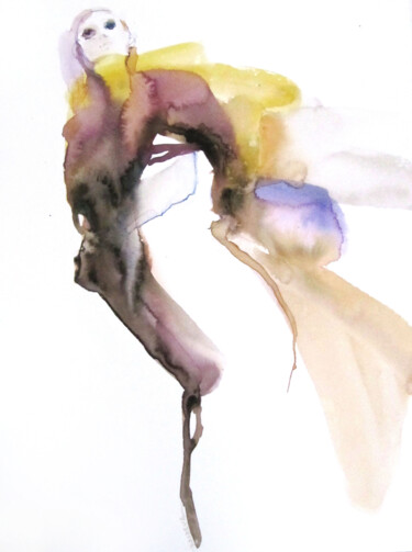 绘画 标题为“Ascention” 由Sylvia Baldeva, 原创艺术品, 水彩