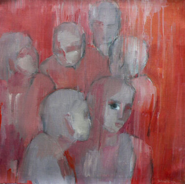 Картина под названием "Conscience" - Sylvia Baldeva, Подлинное произведение искусства, Масло Установлен на Деревянная рама д…