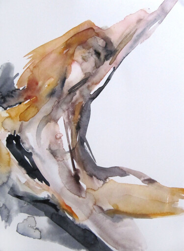 Painting titled "Danseuse" by Sylvia Baldeva, Original Artwork