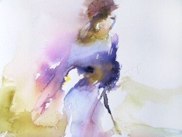 Peinture intitulée "Allègre" par Sylvia Baldeva, Œuvre d'art originale, Aquarelle