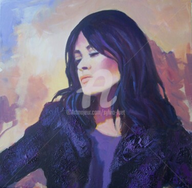 Painting titled "SALMA" by Sylvia Fuet, Original Artwork, Oil