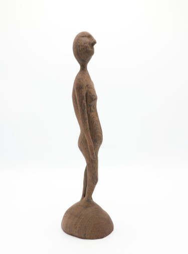 Rzeźba zatytułowany „Wenge” autorstwa Sylvia Gnatz, Oryginalna praca, Drewno