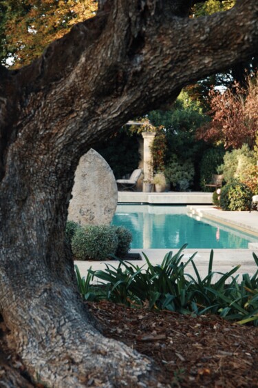 Fotografia intitolato "French autumn pool…" da Sylvia Haghjoo, Opera d'arte originale, Fotografia digitale