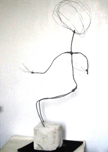 Sculpture intitulée "FILEAS" par Sylvia Janik, Œuvre d'art originale, Métaux
