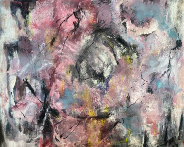 Картина под названием "Visible Matter" - Sylvia Moritz, Подлинное произведение искусства, Акрил Установлен на Деревянная рам…