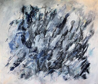 Картина под названием "Hope" - Sylvia Moritz, Подлинное произведение искусства, Акрил Установлен на Деревянная рама для носи…