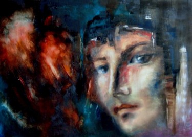 Peinture intitulée "Anastasia" par Sylvia Mota, Œuvre d'art originale, Huile