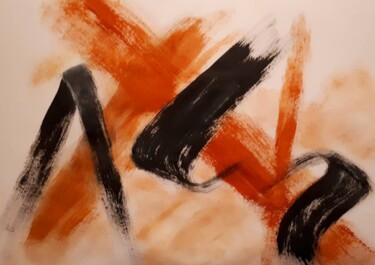 Painting titled "Signes 6" by Sylvid, Original Artwork, Acrylic