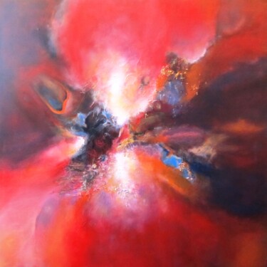Картина под названием "Pulsar" - Sylvid, Подлинное произведение искусства, Акрил