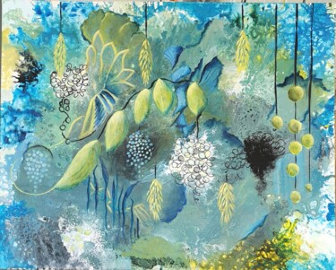 Malerei mit dem Titel "PANDORA" von Sylvie Abadie-Bastide, Original-Kunstwerk, Öl