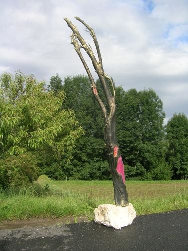 Peinture intitulée "arbre de vie" par Sylvie Alaux, Œuvre d'art originale
