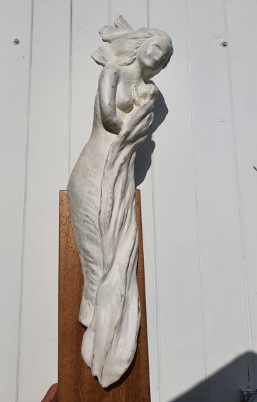Скульптура под названием "La Naissance" - Sylvie Allais, Подлинное произведение искусства, Терракота