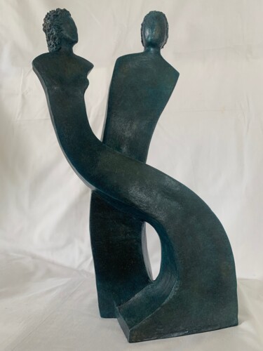 Sculpture titled "LE  DESIR" by Sylvie Allais, Original Artwork, Terra cotta