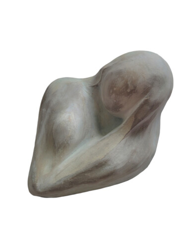 Sculpture intitulée "La Pause" par Sylvie Antoniotti, Œuvre d'art originale, Argile