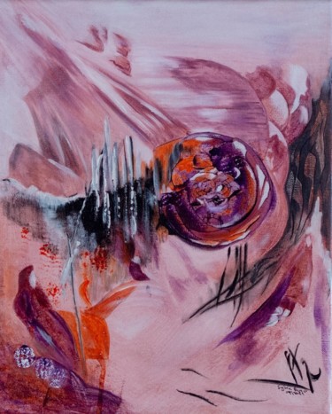 Peinture intitulée "Naissance" par Sylvie Berger, Œuvre d'art originale, Acrylique