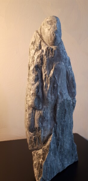 Sculpture titled "Homme" by Sylvie Berger, Original Artwork, Stone