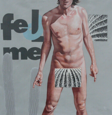 Картина под названием "Feel me" - Sylvie Bayard (Sylvestre), Подлинное произведение искусства, Акрил Установлен на Деревянна…